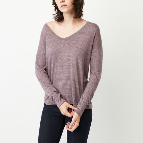 Roots女装第2件5折Courtenay V Neck Top