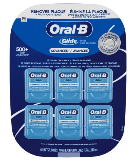 Oral-B牙线6盒，22.99元