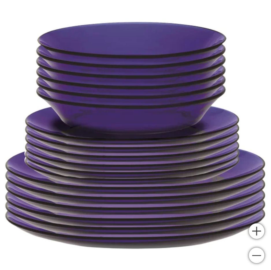 Duralex Lys钢化玻璃18件套餐具