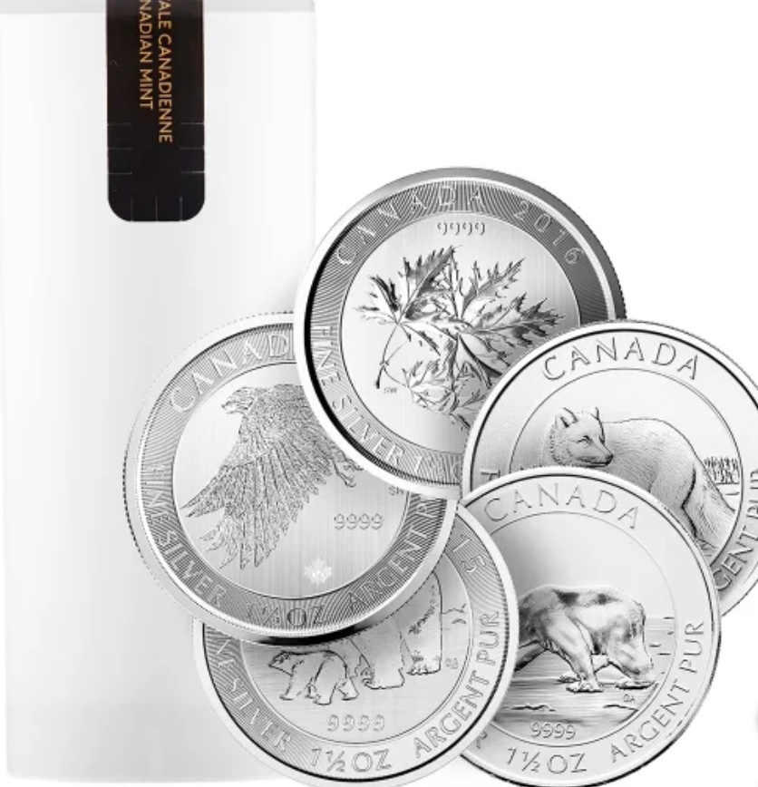 加拿大皇家铸币厂什锦银币15枚装
