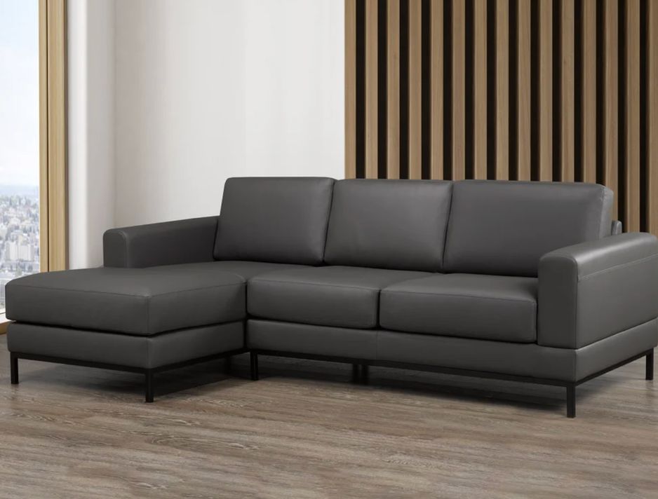 Galleria 头层牛皮左向转角沙发