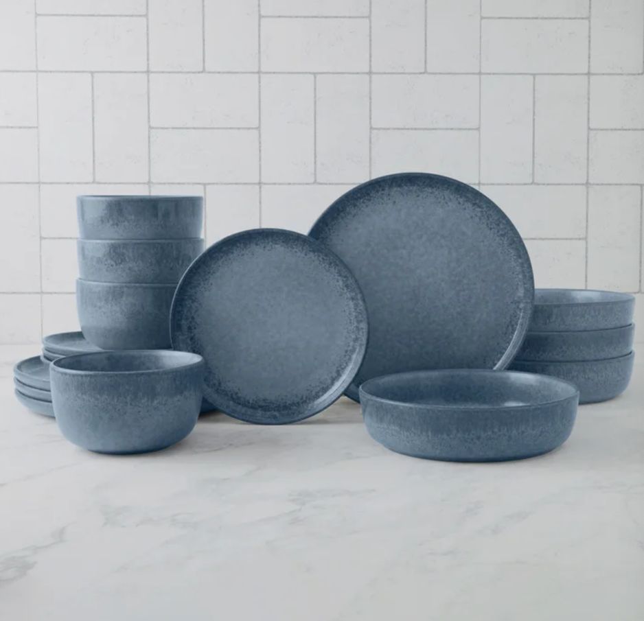 丹麦石器餐具套装16件套