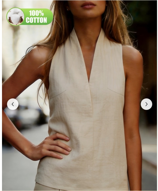 纯棉无袖上衣11.96元