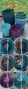 闲置花盆$50打包出售