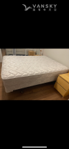 急售八成新green size bed