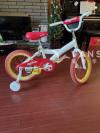 近全新的儿童自行车带安全轮$50（前后全新内胎）