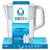 全新Brita Water Filter,  带2个过滤芯，10杯大容量过滤壶仅售$70(原价$100）