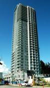 Metrotown高层公寓THE MET 1期 37楼 一房一厅出租，7月入住