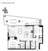 Brentwood 大阳台2房1den新高层公寓8个月短租 9月入住